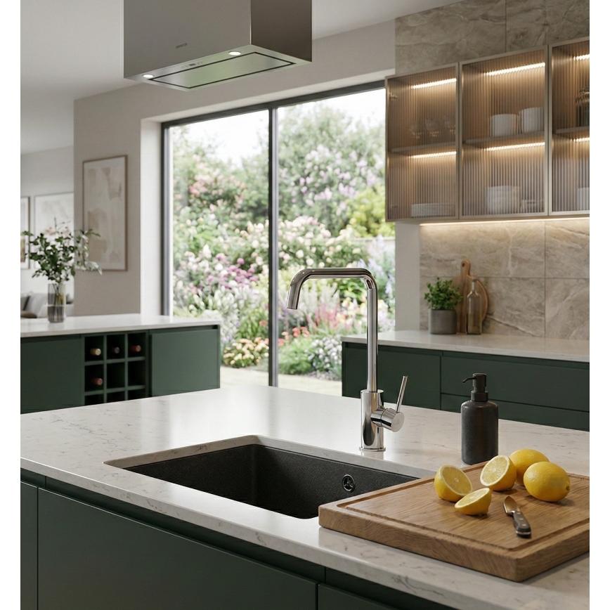 Paffoni - LIGHT Sink Mixer Tap 32.6 cm, Polished Chrome