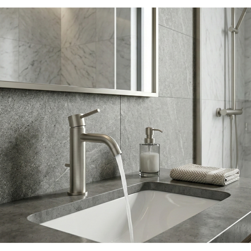 Paffoni - LIGHT stainless steel basin mixer