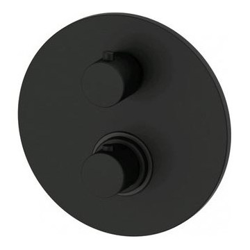 Paffoni - LIGHT Thermostatic Shower Mixer, Black
