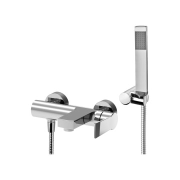 Paffoni - LIGHT Wall-Mounted Bath Mixer, Polished Chrome