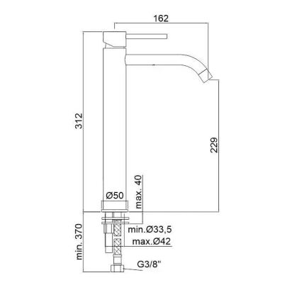 Paffoni - LIGHT Washbasin Mixer, Polished Chrome