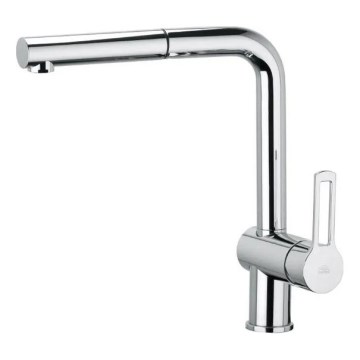 Paffoni - RINGO 28.6 cm sink faucet with pull-out sprayer