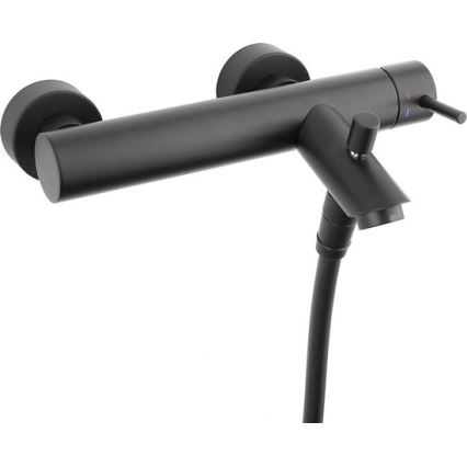 Paffoni - ROUND In-wall Shower, Black