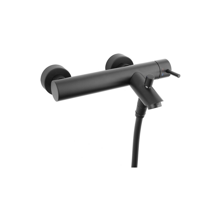 Paffoni - ROUND In-wall Shower, Black