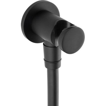 Paffoni - ROUND In-wall Shower, Black