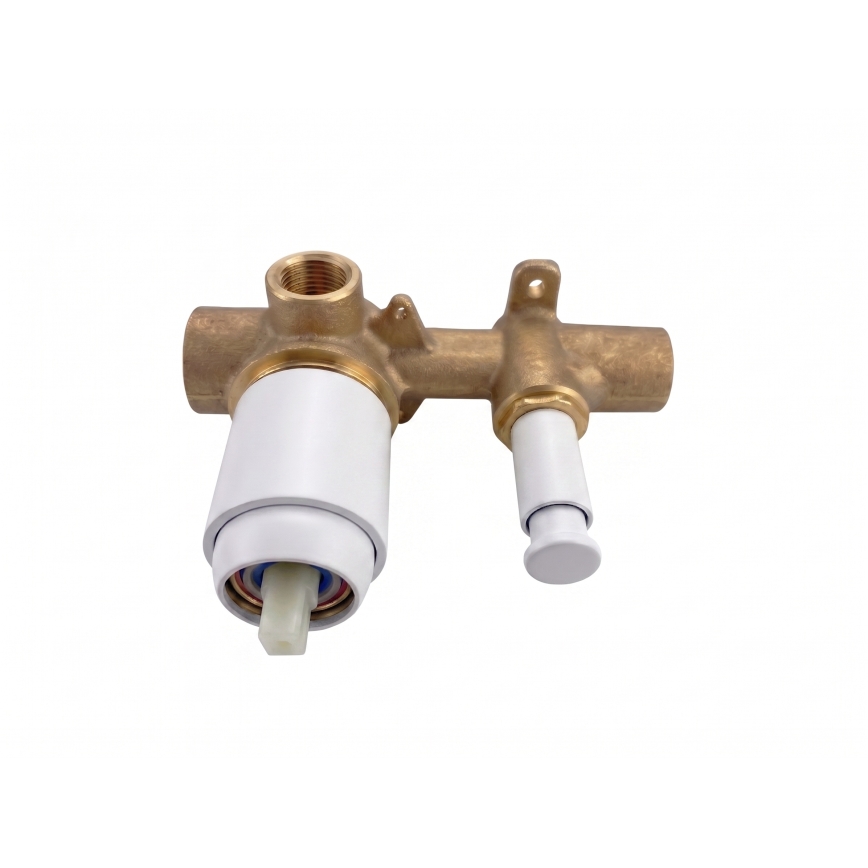 Paffoni - Shower mixer for concealed installation LIGHT matte white