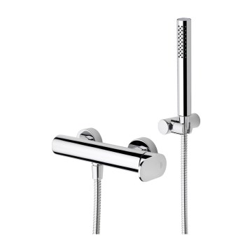 Paffoni - Shower set with CANDY mixer, polished chrome