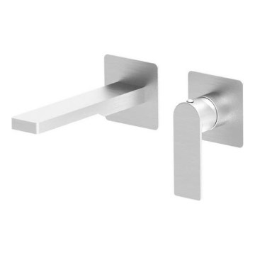 Paffoni - TANGO basin mixer for concealed installation, stainless steel