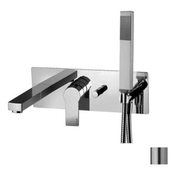 Paffoni - TANGO Built-in Bath Mixer Set, Stainless Steel