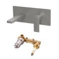 Paffoni - TANGO Built-in Washbasin Mixer, Stainless Steel