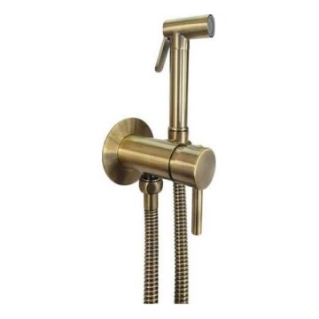 Paffoni - Wall-mounted set with handheld bidet sprayer for concealed installation RINGO WEST bronze