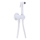 Paffoni - Wall-mounted set with handheld bidet sprayer for concealed installation RINGO WEST white