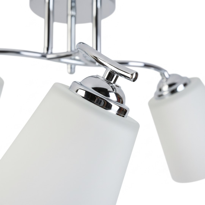 PAFOS Flush-mounted chandelier 3xE27/15W/230V Polished chrome