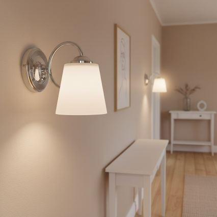 PAFOS Wall Light 1xE27/15W/230V Polished Chrome