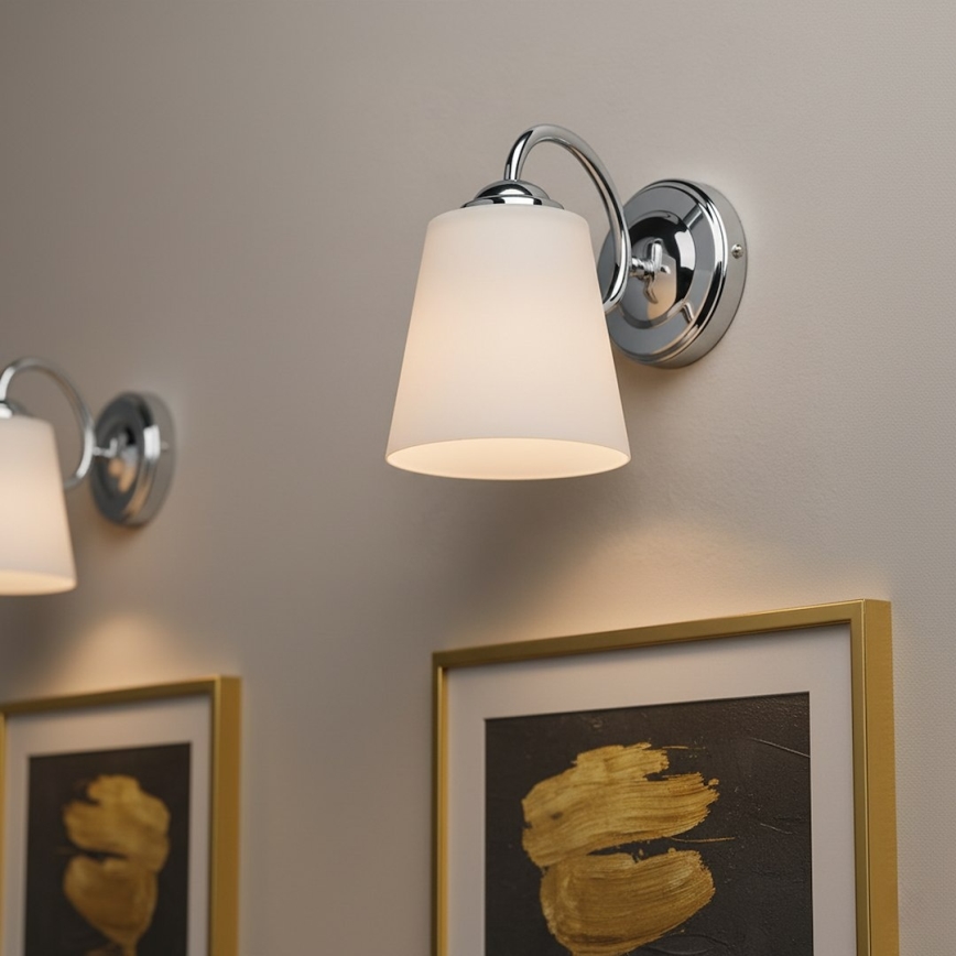 PAFOS Wall Light 1xE27/15W/230V Polished Chrome