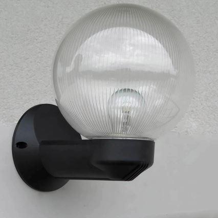 Outdoor wall light NADIR 1xE27/15W/230V IP44 transparent