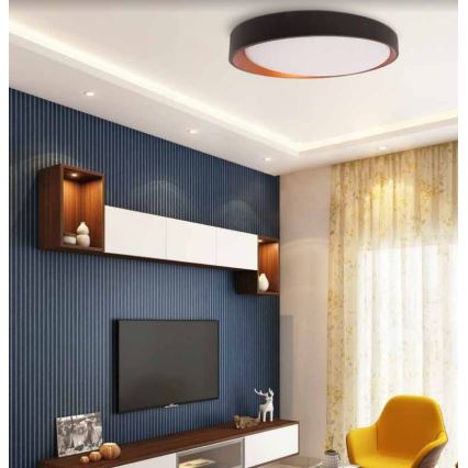 LED Ceiling light ADEL LED/40W/230V ø 50 cm black