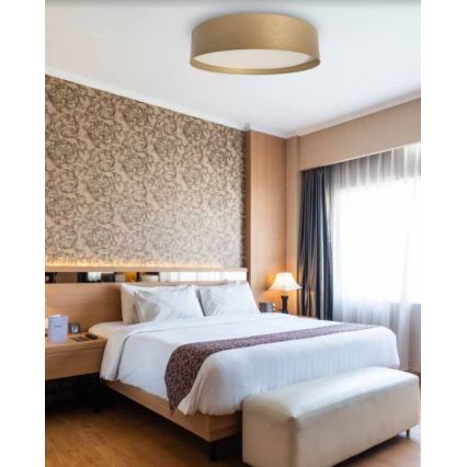 LED Ceiling light SOFIE LED/50W/230V ø 60 cm golden