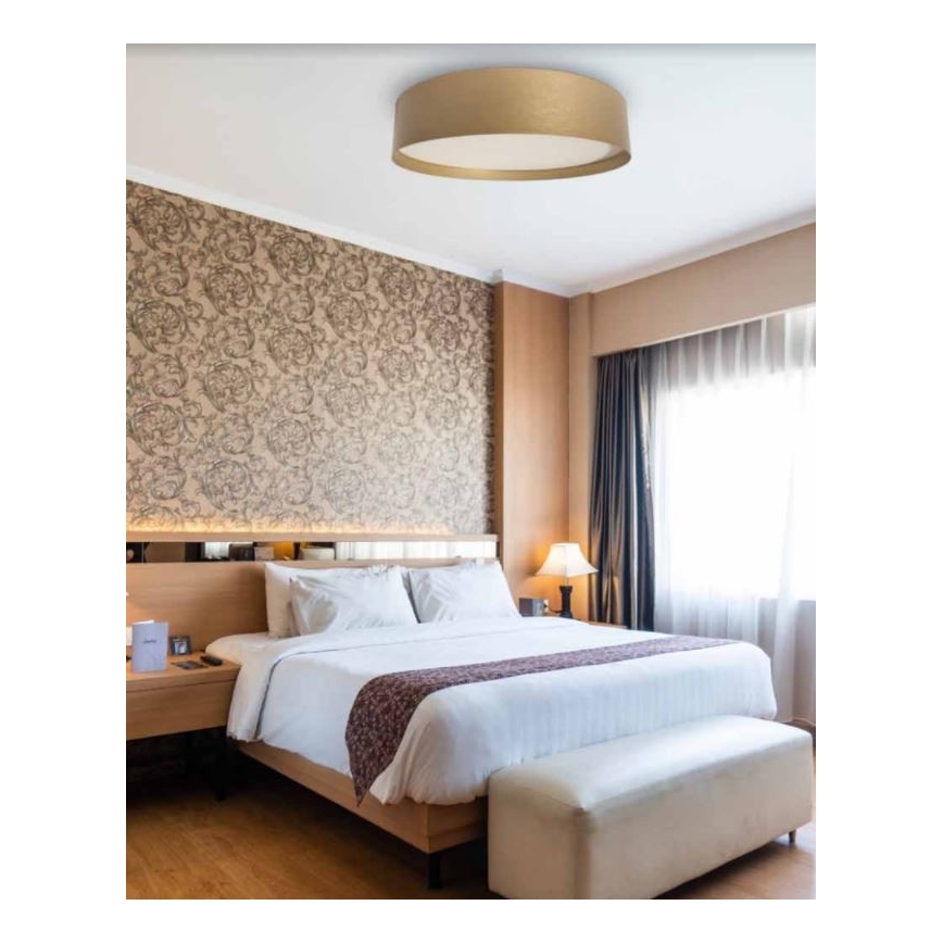 LED Ceiling light SOFIE LED/50W/230V ø 60 cm golden