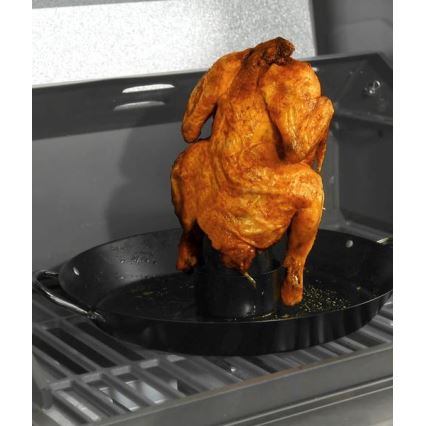 Pan with a stand for grilling chicken 30 cm