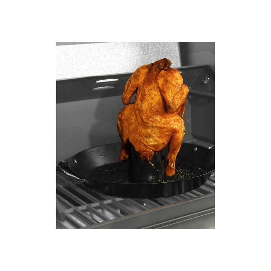 Pan with a stand for grilling chicken 30 cm