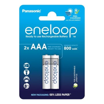 Panasonic - 2 pcs Rechargeable battery AAA Eneloop 800 mAh