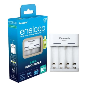 Panasonic - Battery charger Eneloop 4xAA/AAA 5V