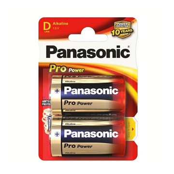 Panasonic LR20 PPG - 2pcs alkaline battery D Pro Power 1.5V