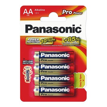 Panasonic LR6 PPG - 4pcs alkaline battery AA Pro Power 1.5V