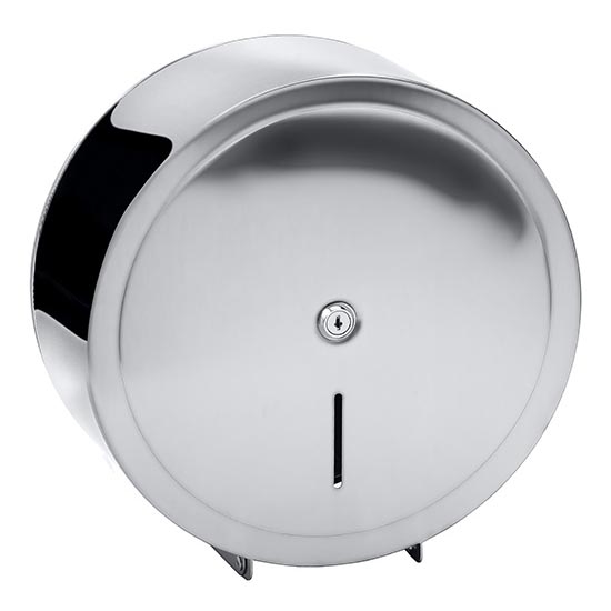 Paper dispenser 31 x 32.5 cm stainless steel/silver