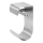 Paper Holder 12.5 x 26 cm, Stainless Steel / Silver