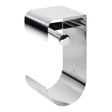 Paper holder 12,5x26 cm stainless steel/silver