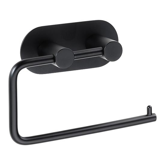 Paper holder 14.5 x 10 cm, stainless steel/black