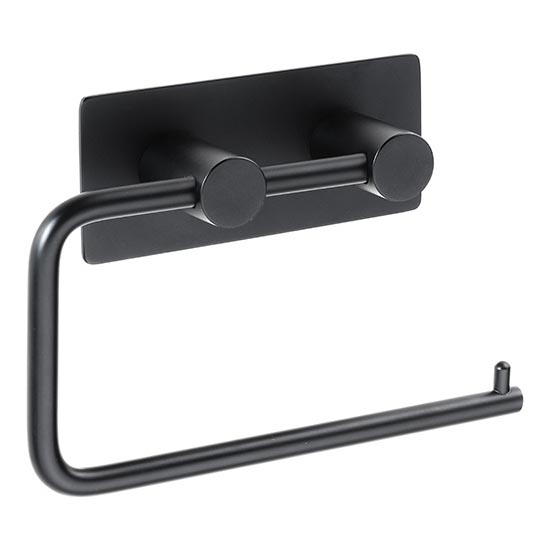 Paper holder 14.5 x 10 cm stainless steel/black