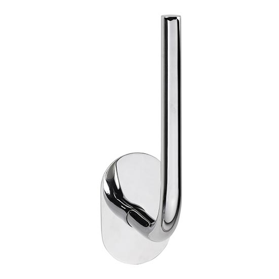 Paper holder 4.5 x 18 cm, stainless steel/silver