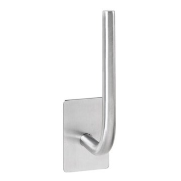 Paper holder 4.5 x 18 cm, stainless steel/silver