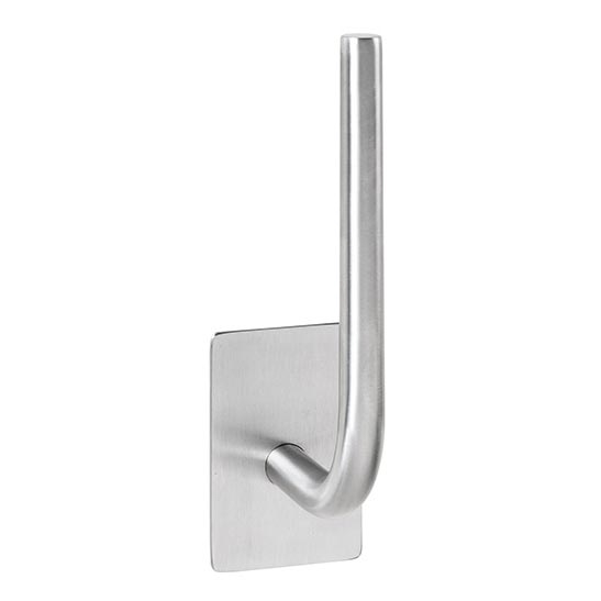 Paper holder 4.5 x 18 cm, stainless steel/silver