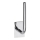 Paper holder 4,5x18 cm stainless steel/silver