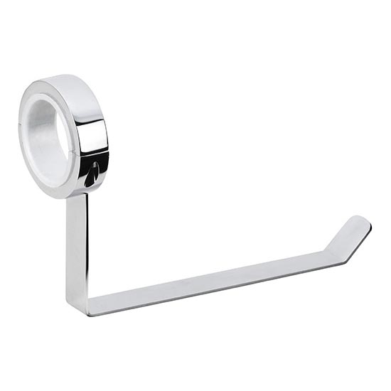 Paper holder 4.7 x 9.6 cm, stainless steel/silver