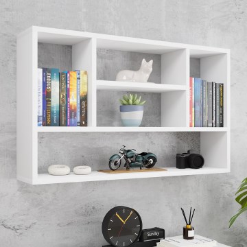 PAPIKO Wall-Mounted Shelf 100x60x20 cm, White