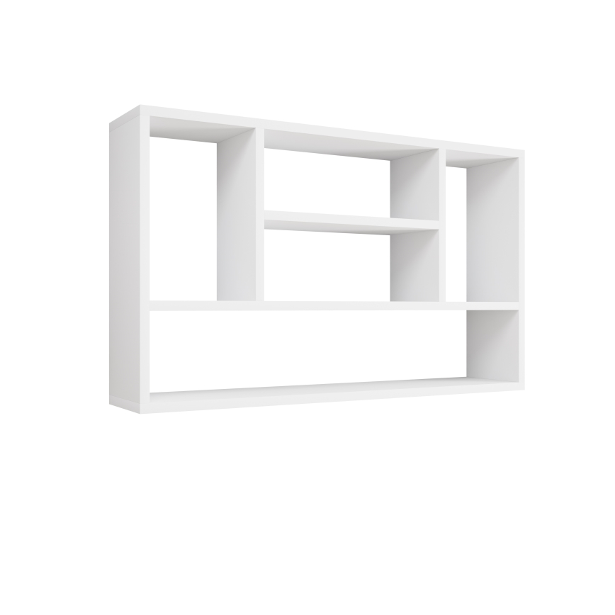 PAPIKO Wall-Mounted Shelf 100x60x20 cm, White