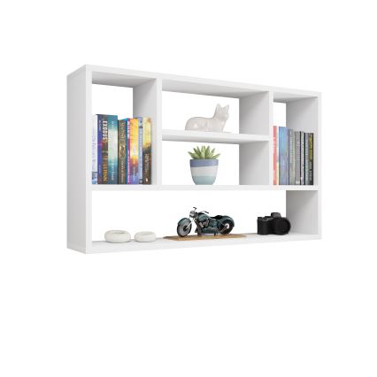 PAPIKO Wall-Mounted Shelf 100x60x20 cm, White