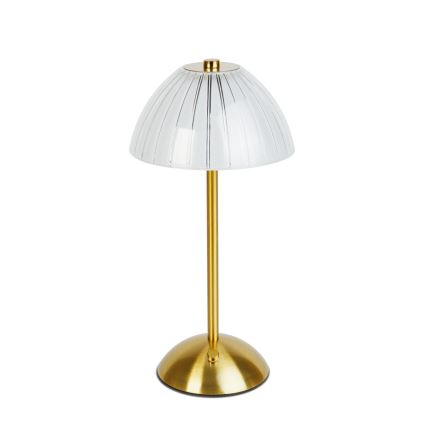 PARIS Dimmable Rechargeable LED Desk Lamp LED/2W/5V 2700K/4000K/6500K 800 mAh Gold