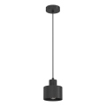 PARKLA cable-hung pendant lamp 1xE27/15W/230V black