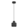 PARKLA cable-hung pendant lamp 1xE27/15W/230V black