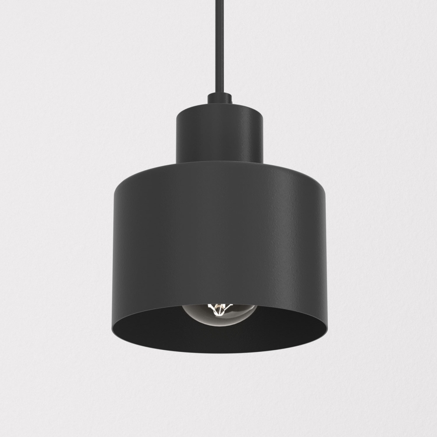 PARKLA cable-hung pendant lamp 1xE27/15W/230V black