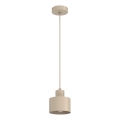 PARKLA cable-hung pendant light 1x E27/15W/230V, beige