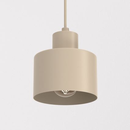 PARKLA cable-hung pendant light 1x E27/15W/230V, beige