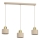 PARKLA Cable Pendant Light 3xE27/15W/230V Beige/Gold