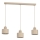 PARKLA cable pendant light 3xE27/15W/230V beige
